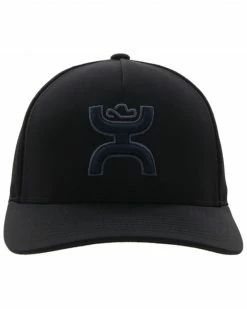 Hooey Men's Coach Logo Embroidered Mesh Back Trucker Cap Black -Hooey Shop 2000361508 001 P3