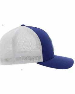 Hooey Men's Coach Logo Embroidered Mesh Back Trucker Cap Blue -Hooey Shop 2000361513 400 P5