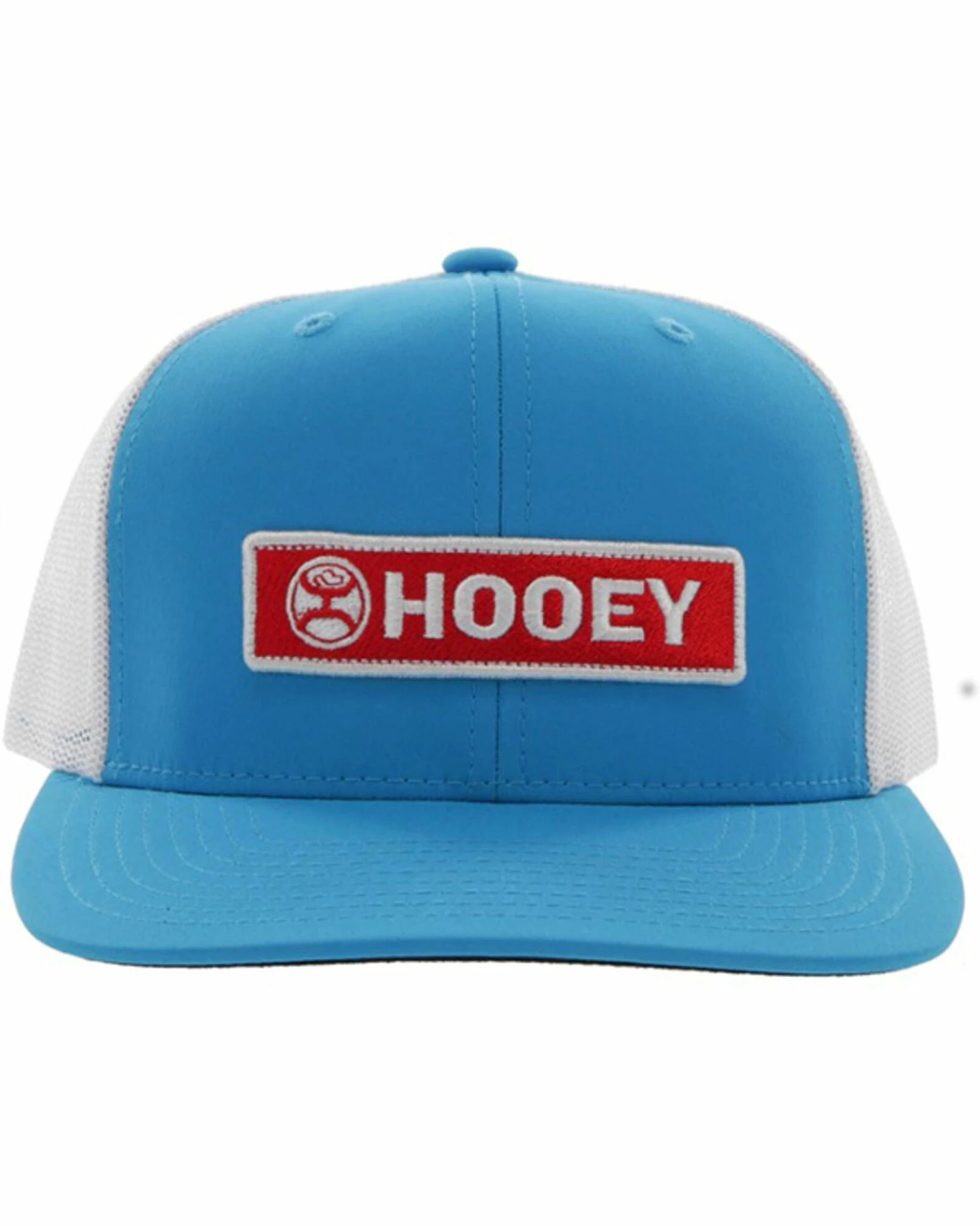 Hooey Men's Lock-Up Logo Patch Mesh Back Trucker Cap Blue 5 Hooey Men's Lock-Up Logo Patch Mesh Back Trucker Cap Blue - Image 3