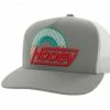 Hooey Men's Suds Logo Embroidered Mesh Back Trucker Cap Grey