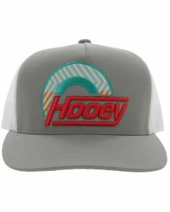 Hooey Men's Suds Logo Embroidered Mesh Back Trucker Cap Grey -Hooey Shop 2000361516 020 P3