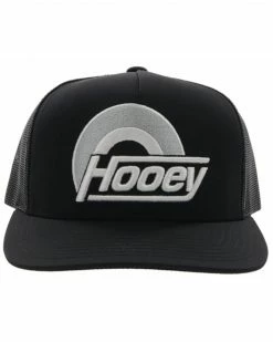 Hooey Men's Suds Logo Embroidered Mesh Back Trucker Cap Black -Hooey Shop 2000361517 001 P3