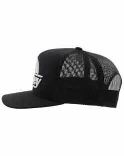 Hooey Men's Suds Logo Embroidered Mesh Back Trucker Cap Black -Hooey Shop 2000361517 001 P4