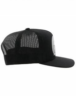 Hooey Men's Suds Logo Embroidered Mesh Back Trucker Cap Black -Hooey Shop 2000361517 001 P5