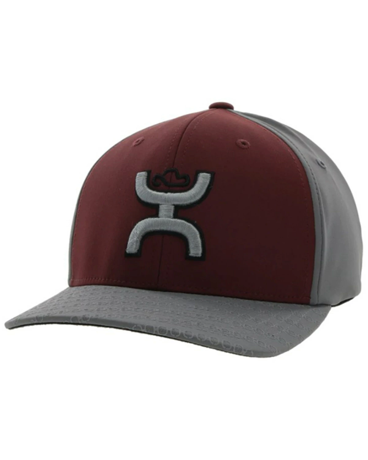 Hooey Men's Solo III Logo Embroidered Mesh Back Trucker Cap Maroon 8 Hooey Men's Solo III Logo Embroidered Mesh Back Trucker Cap Maroon - Image 6