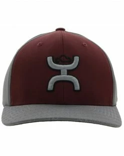 Hooey Men's Solo III Logo Embroidered Mesh Back Trucker Cap Maroon 10 Hooey Men's Solo III Logo Embroidered Mesh Back Trucker Cap Maroon -Hooey Shop 2000361522 642 P3