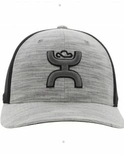 Hooey Men's Ash Logo Embroidered Mesh Back Trucker Cap Grey -Hooey Shop 2000361528 020 P3