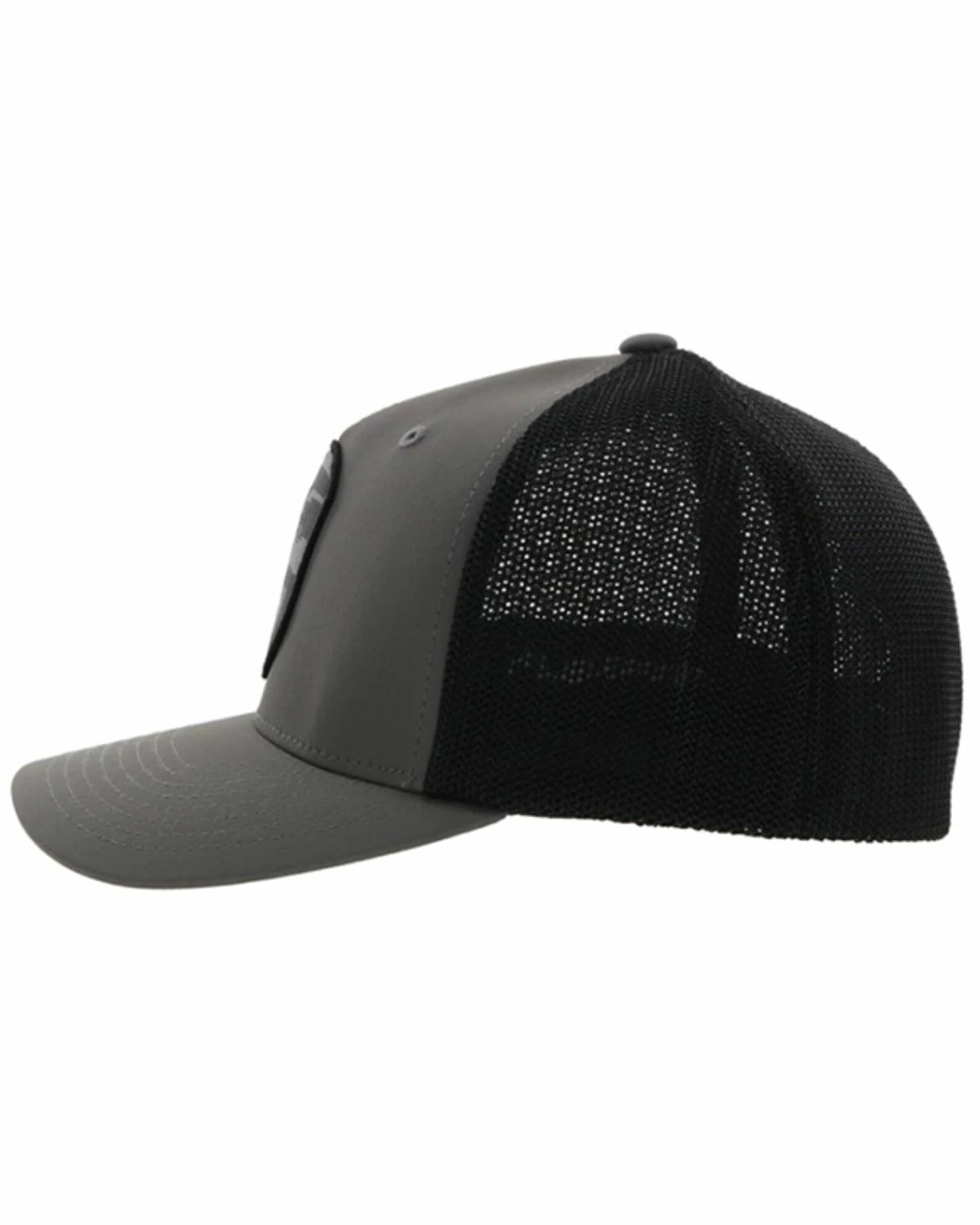 Hooey Men's Cheyenne Logo Patch Mesh Back Trucker Cap Charcoal 6 Hooey Men's Cheyenne Logo Patch Mesh Back Trucker Cap Charcoal - Image 4