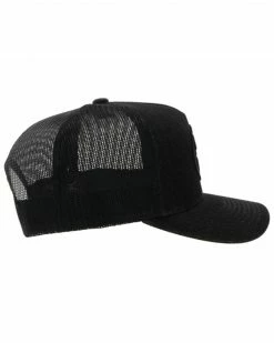 Hooey Men's Strap Roughy Mesh Back Trucker Cap Black -Hooey Shop 2000361536 001 P5