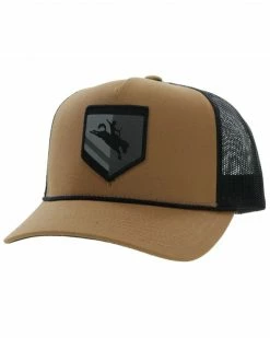 Hooey Men's Tibbs Roughy Patch Mesh Back Trucker Cap Tan