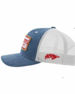 Hooey Men's Cactus Ropes Patch Denim Mesh Back Trucker Cap Indigo 11 Hooey Men's Cactus Ropes Patch Denim Mesh Back Trucker Cap Indigo -Hooey Shop 2000361542 402 P4