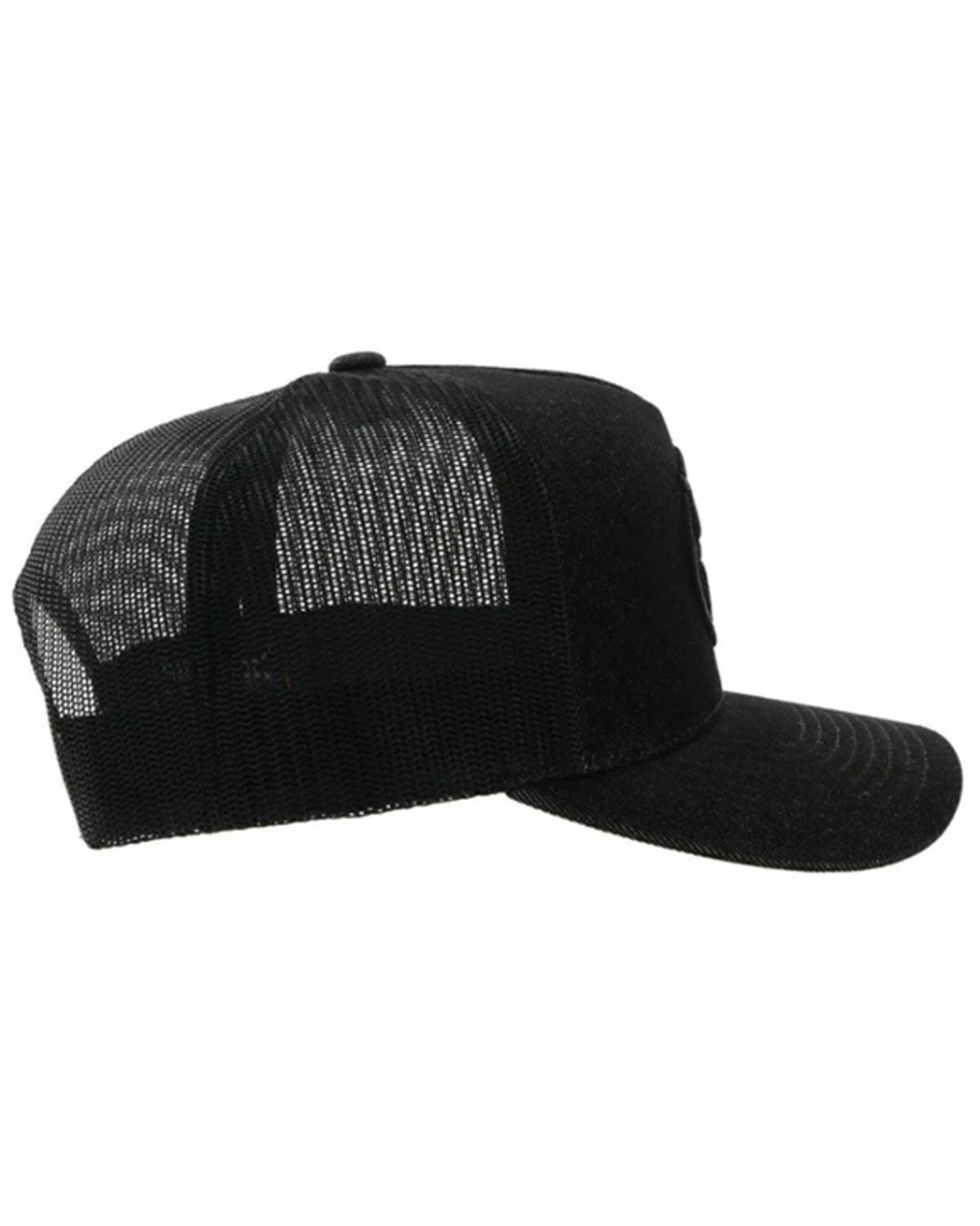 Hooey Kids' Strap Roughy Logo Patch Mesh Back Trucker Cap For Unisex-Kid Black 7 Hooey Kids' Strap Roughy Logo Patch Mesh Back Trucker Cap For Unisex-Kid Black - Image 5