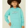 Hooey Youth Girls' Carico Serape Logo Sweatshirt Hoodie Turquoise -Hooey Shop 2000363207 440 P1