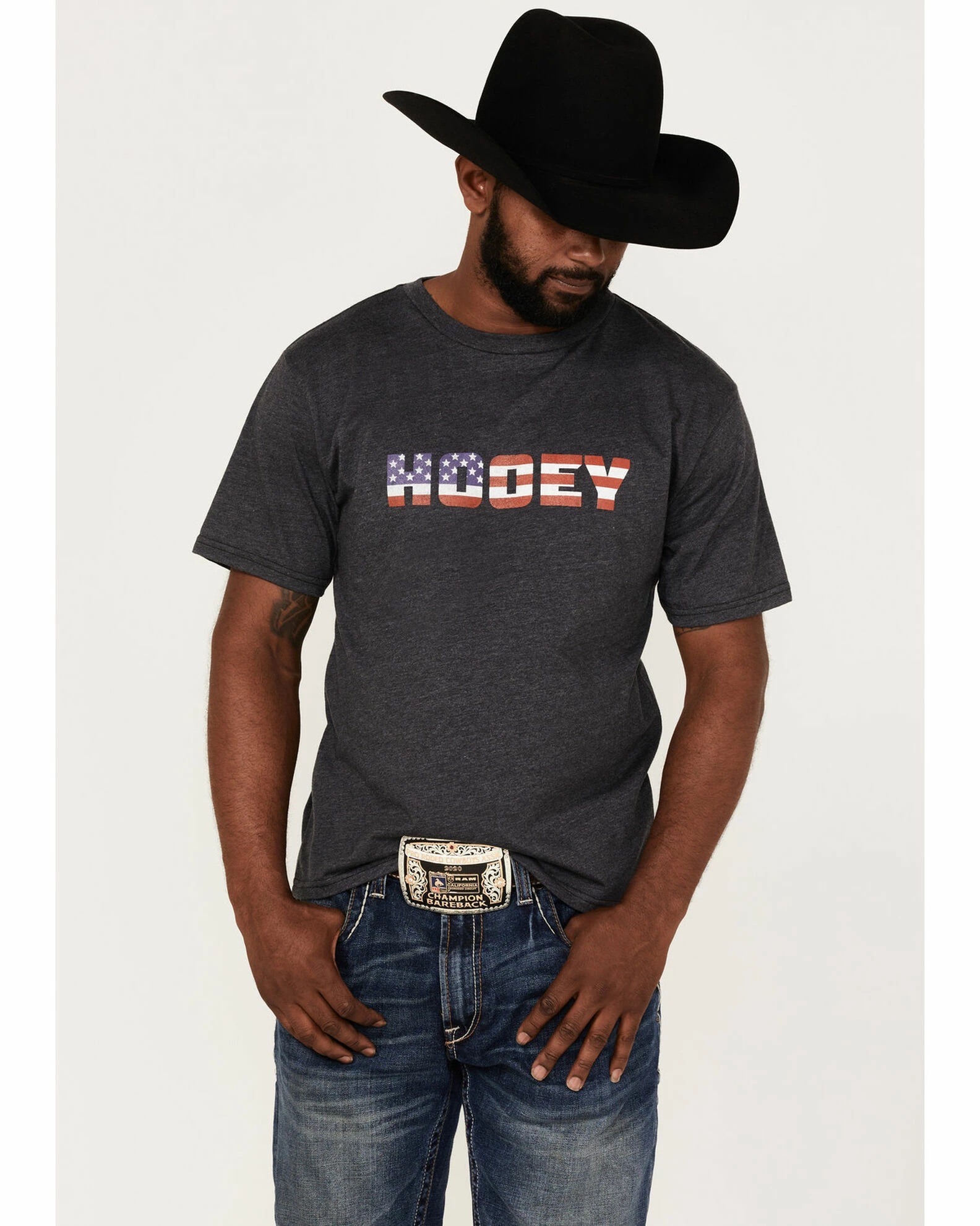 HOOey Men's Patriot Logo Graphic T-Shirt 3 HOOey Men's Patriot Logo Graphic T-Shirt