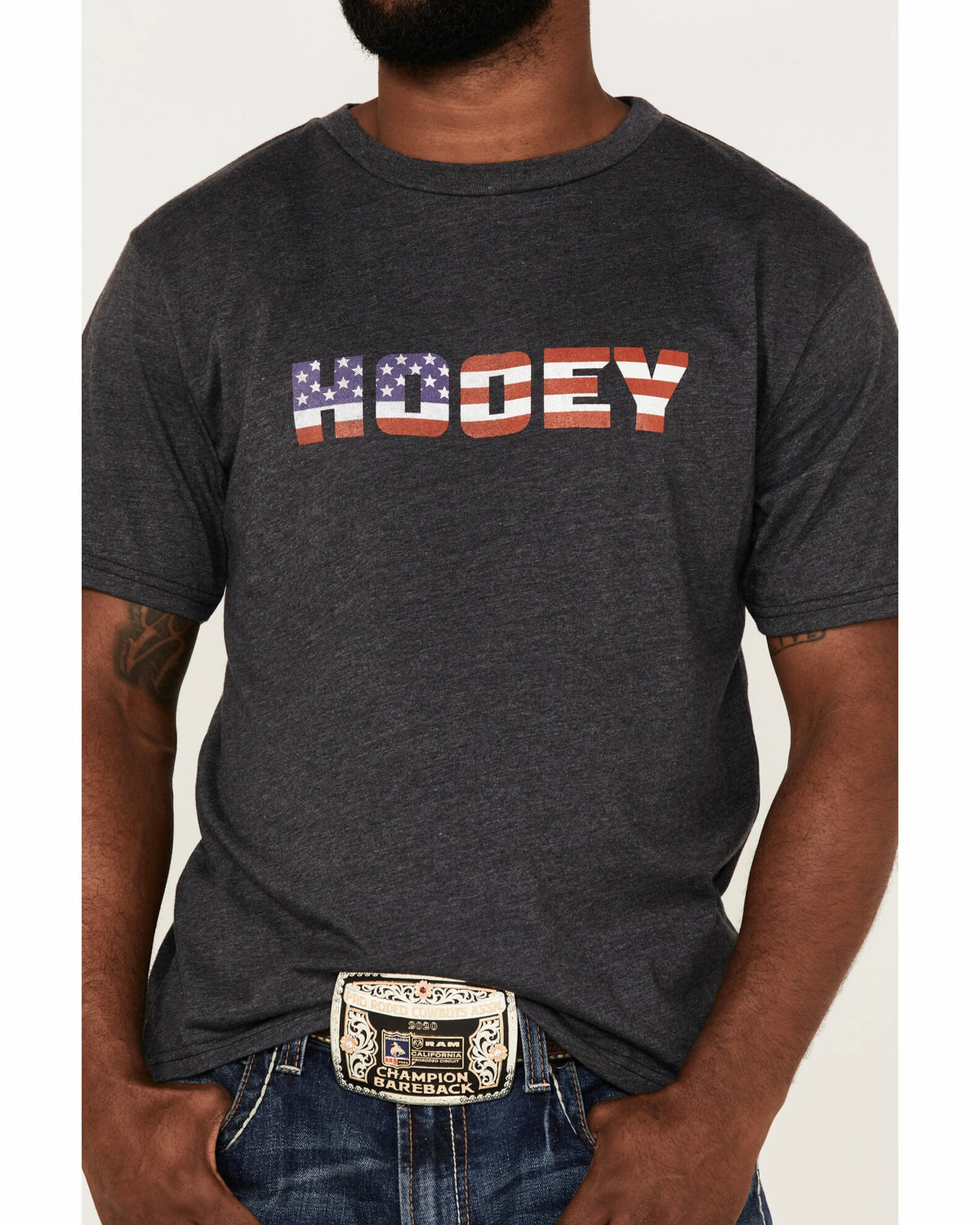 HOOey Men's Patriot Logo Graphic T-Shirt 5 HOOey Men's Patriot Logo Graphic T-Shirt - Image 3