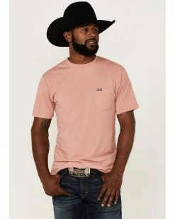 HOOey Men's The San Jose Pocket Bamboo T-Shirt Pink 11 HOOey Men's The San Jose Pocket Bamboo T-Shirt Pink -Hooey Shop 2000364333 650 P1 1