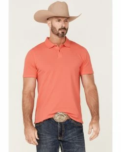 HOOey Men's The Maverick Polo Shirt  Pink -Hooey Shop 2000364341 650 P1 1