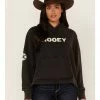 Hooey Women's Logo Graphic Boxy Hoodie Black -Hooey Shop 2000369086 001 P1