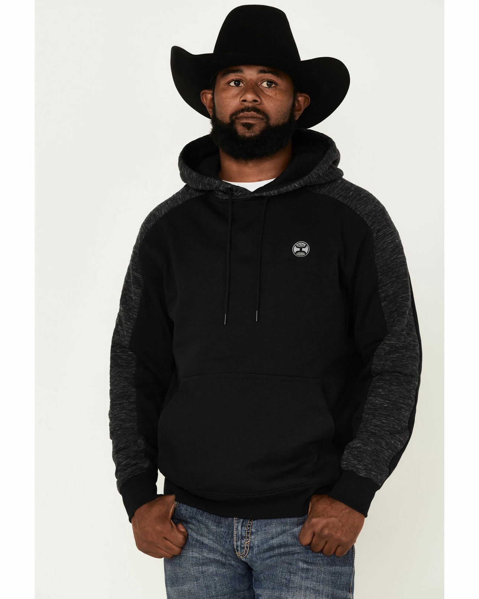 Hooey Men's Canyon Hooded Sweatshirt Black 3 Hooey Men's Canyon Hooded Sweatshirt Black
