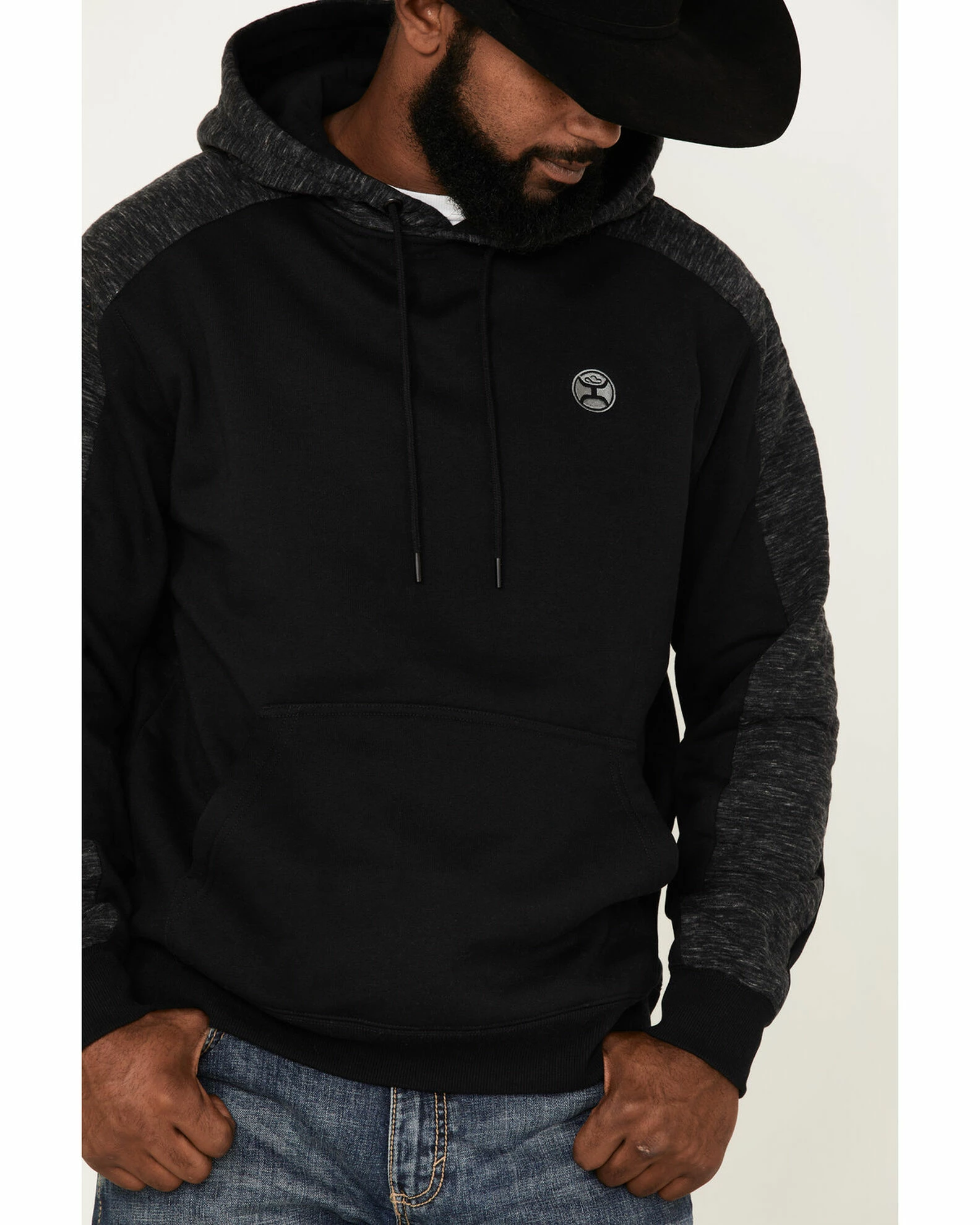 Hooey Men's Canyon Hooded Sweatshirt Black 5 Hooey Men's Canyon Hooded Sweatshirt Black - Image 3