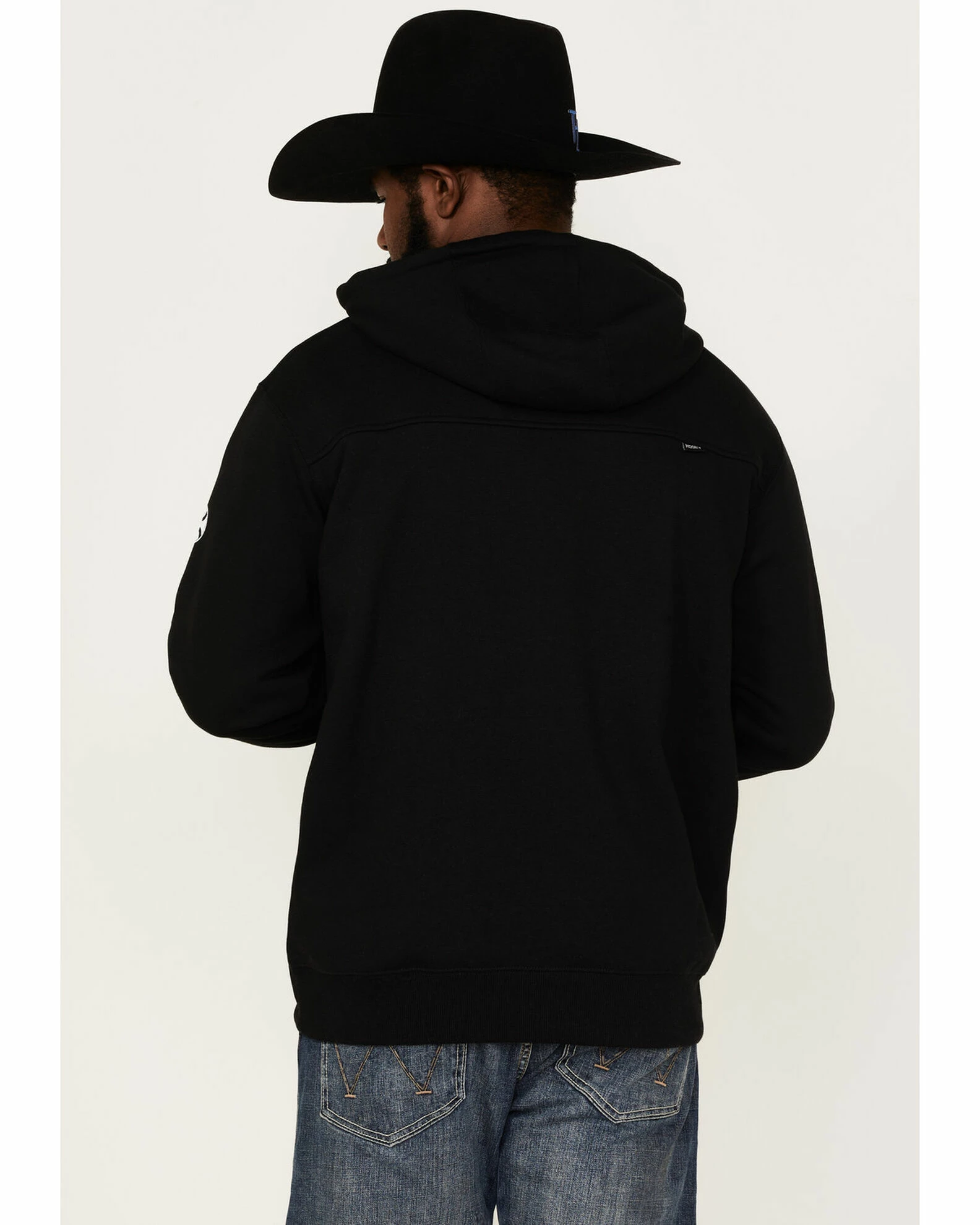 Hooey Men's "Tres" Logo Hooded Sweatshirt Black 6 Hooey Men's "Tres" Logo Hooded Sweatshirt Black - Image 4