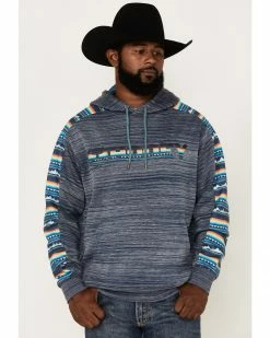 Hooey Men's Stripe Landscape Logo Hooded Sweatshirt Navy 11 Hooey Men's Stripe Landscape Logo Hooded Sweatshirt Navy -Hooey Shop 2000371254 410 P1 1