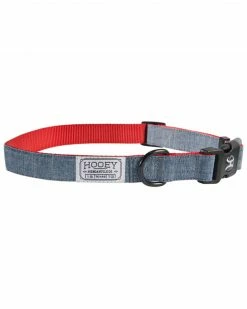 HOOey Mercantile Dog Collar For None Red