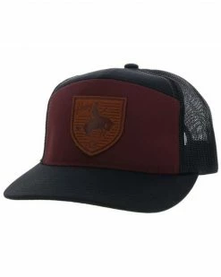 Hooey Men's Roughy Baseball Cap Burgundy