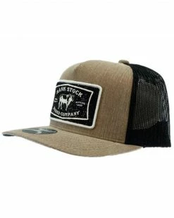 Hooey Men's Rank Stock Rodeo Company Retro Mesh-Back Trucker Cap Rust Copper