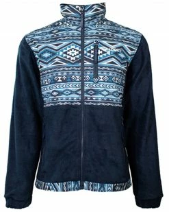 Hooey Boys Navy & Southwest Color Block Tech Jacket For Boys' Blue