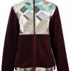 Hooey Girls' Geo Print Color Block Softshell Jacket Burgundy 1 Hooey Girls' Geo Print Color Block Softshell Jacket Burgundy -Hooey Shop 2000376333 640 P1