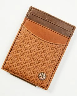 Hooey Men's Hands Up Basket Weave Money Clip
