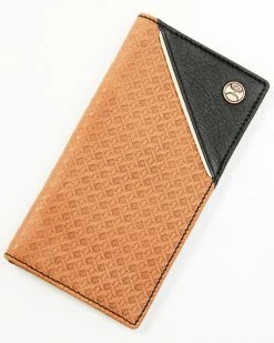 Hooey Men's Basket Weave Rodeo Wallet Brown