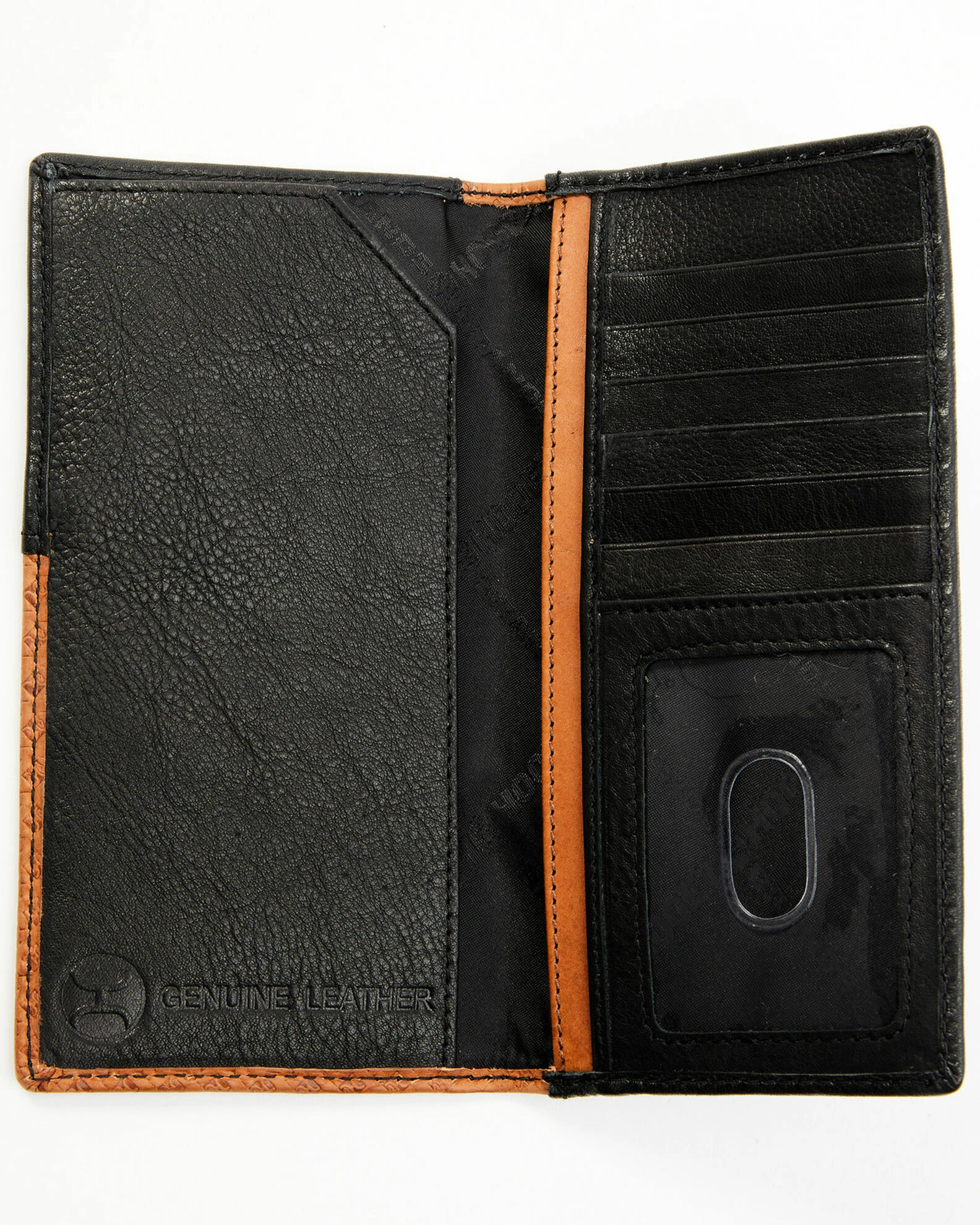 Hooey Men's Basket Weave Rodeo Wallet Brown 4 Hooey Men's Basket Weave Rodeo Wallet Brown - Image 2