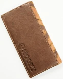 Hooey Men's Brown & Turquoise Patchwork Rodeo Wallet   -Hooey Shop 2000376897 200 P3