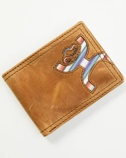 Hooey Men's Logo Front Pocket Bi-Fold Wallet Brown -Hooey Shop 2000376902 200 P1 1