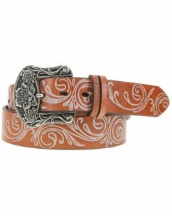 Hooey Women's Original Embossed Filigree Western Belt