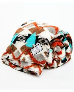 Hooey Sedona Fleece Throw Blanket  For None Multi